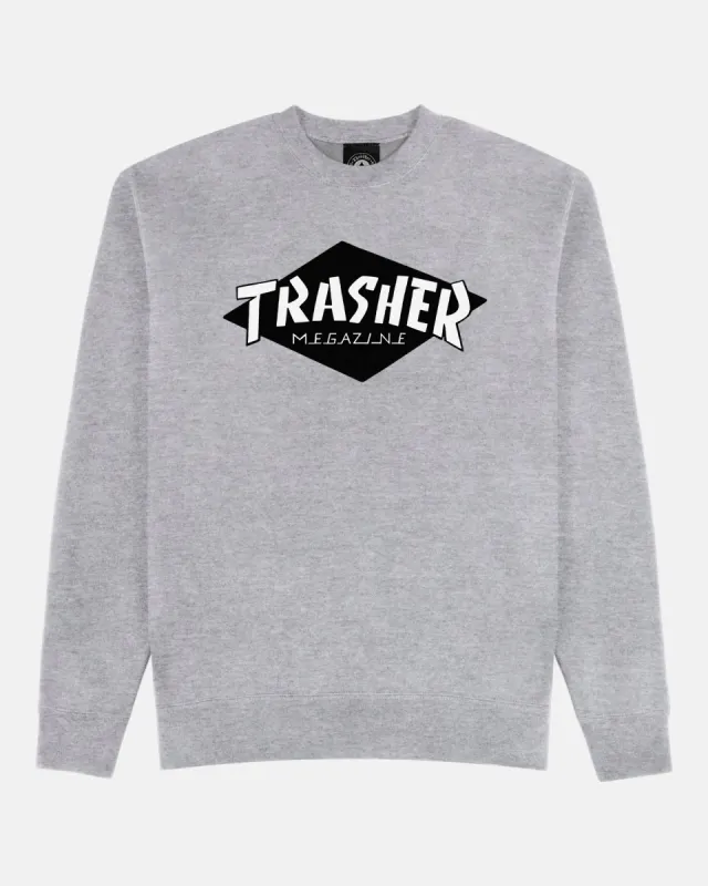 TRASHER - CREWNECK - GREY sold by Thrasher