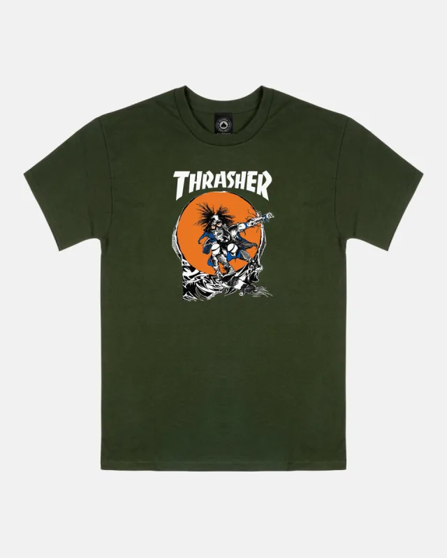 SKATE OUTLAW - TSHIRT - FOREST GREEN sold by Thrasher