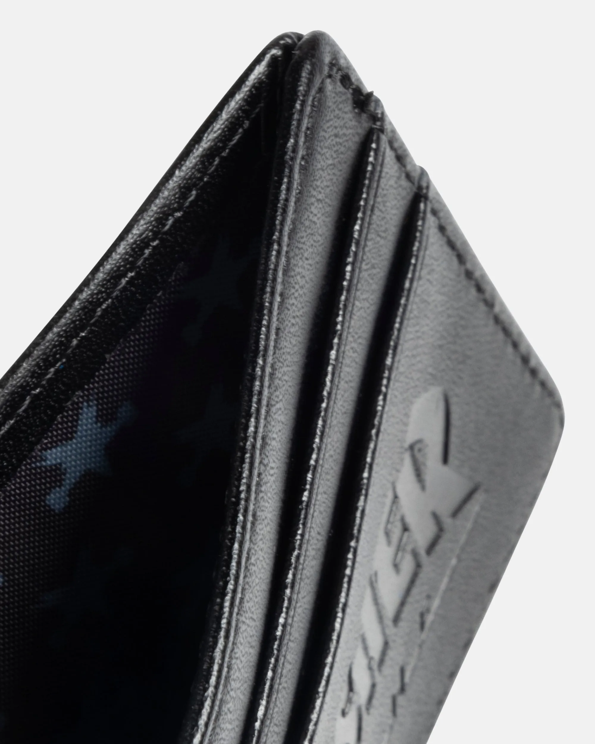 THRASHER - LEATHER CARD WALLET - BLACK sold by Thrasher product image thumbnail 3