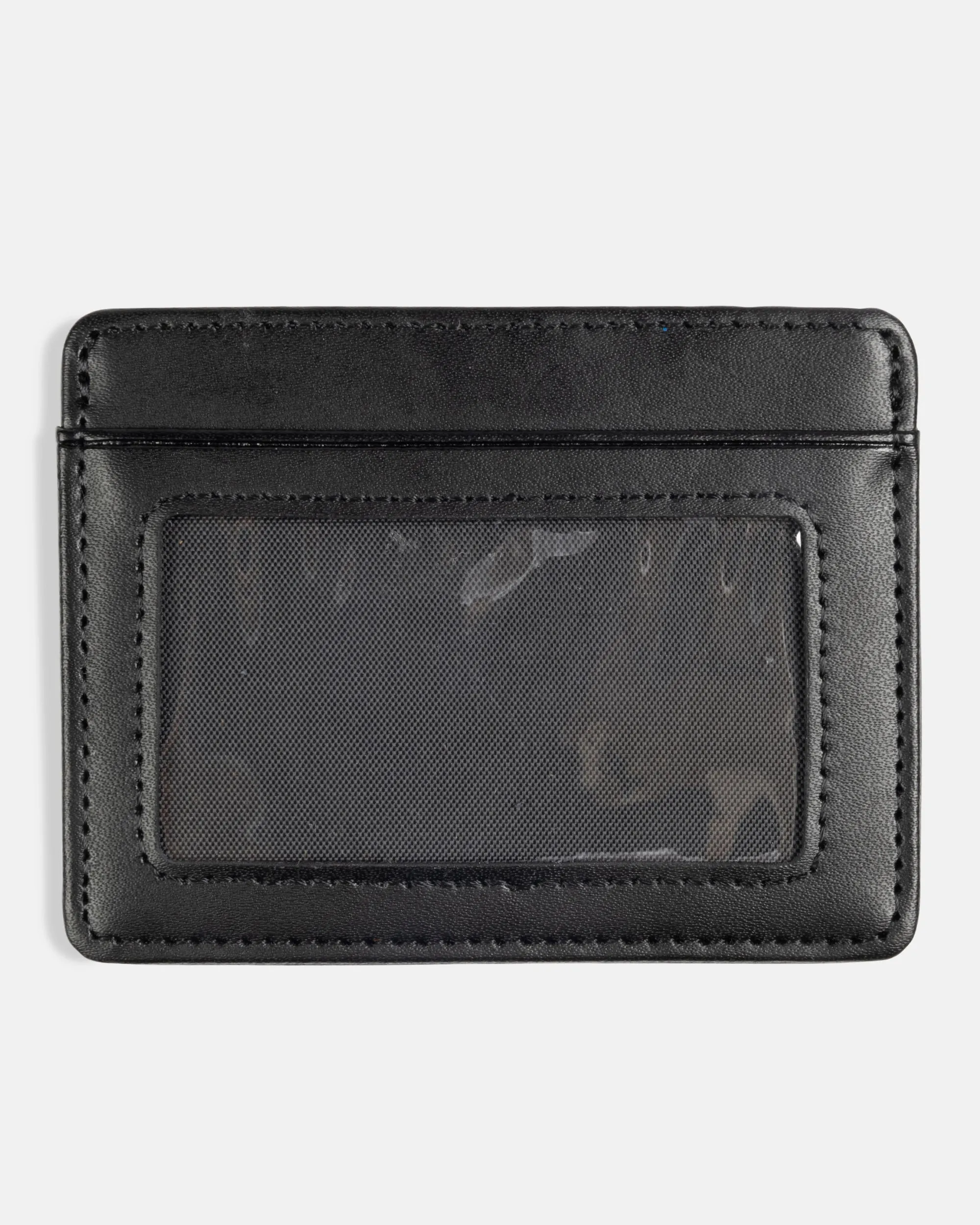 THRASHER - LEATHER CARD WALLET - BLACK sold by Thrasher product image thumbnail 2