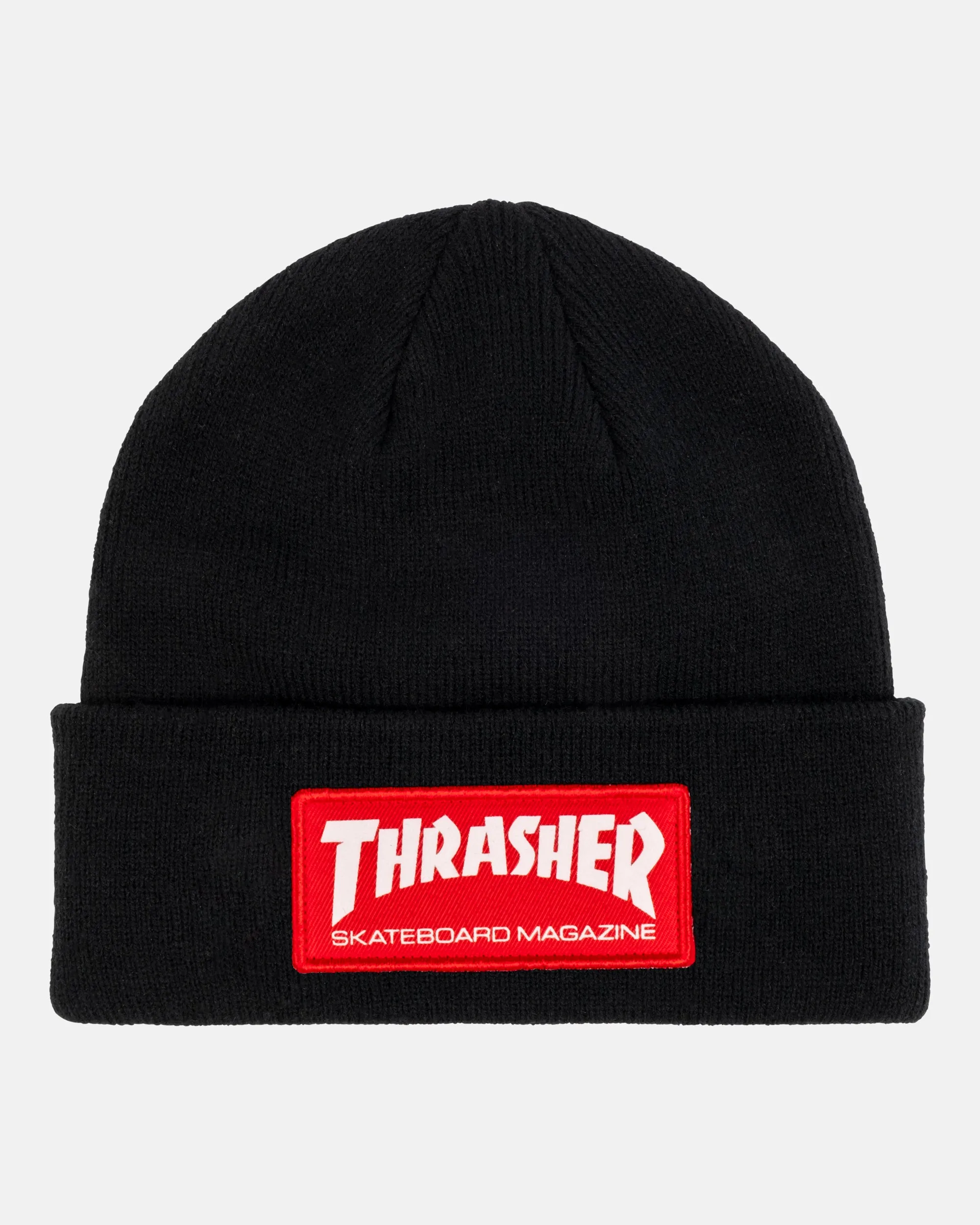 SKATE MAG PATCH - BEANIE - BLACK sold by Thrasher