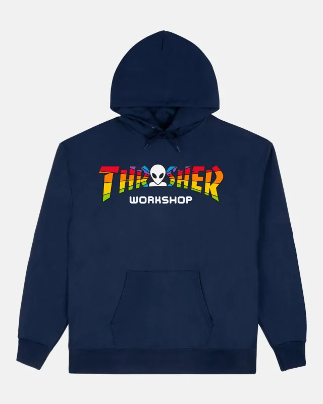 SPECTRUM - HOODIE - NAVY sold by Thrasher
