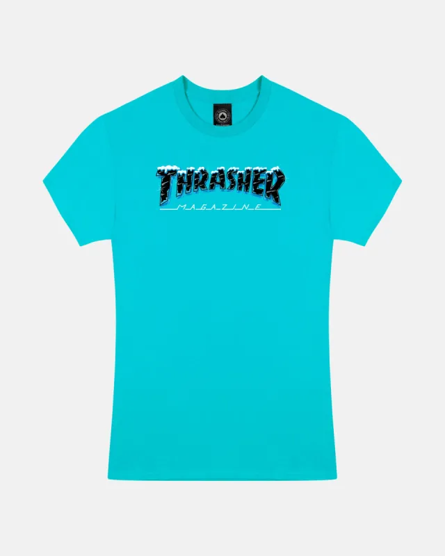 BLACK ICE - WOMENS TSHIRT - LIGHT BLUE sold by Thrasher