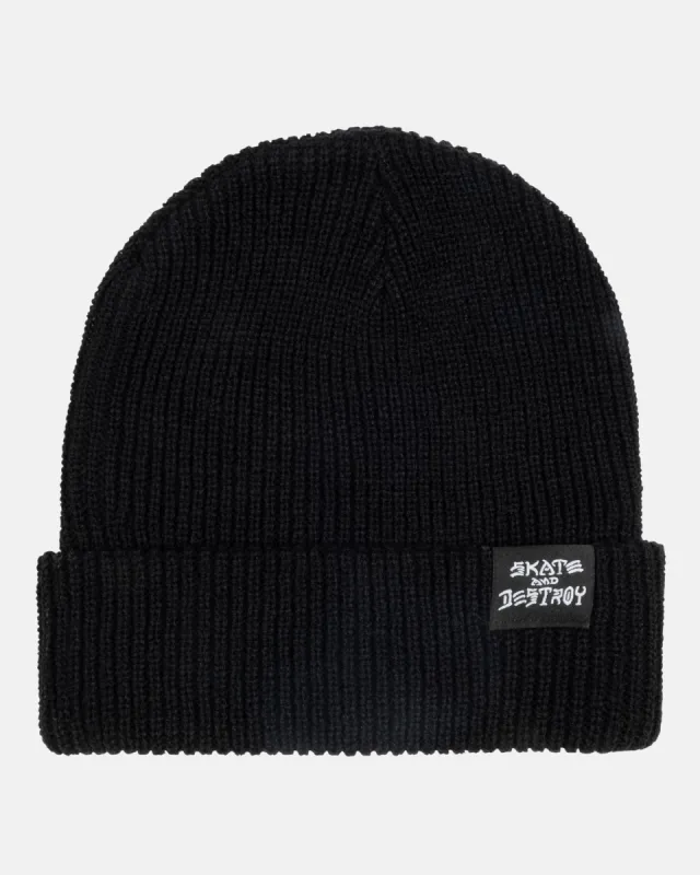 SKATEGOAT/SAD - BEANIE - BLACK sold by Thrasher