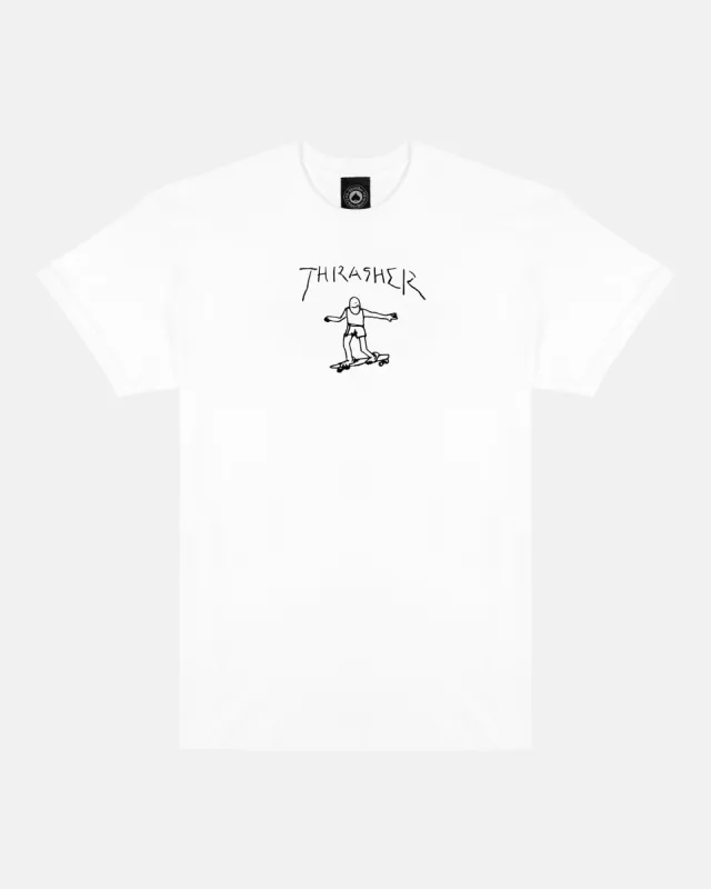 GONZ - TSHIRT - WHITE sold by Thrasher