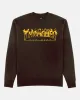 PIGEON MAG - CREWNECK - DARK CHOCOLATE sold by Thrasher