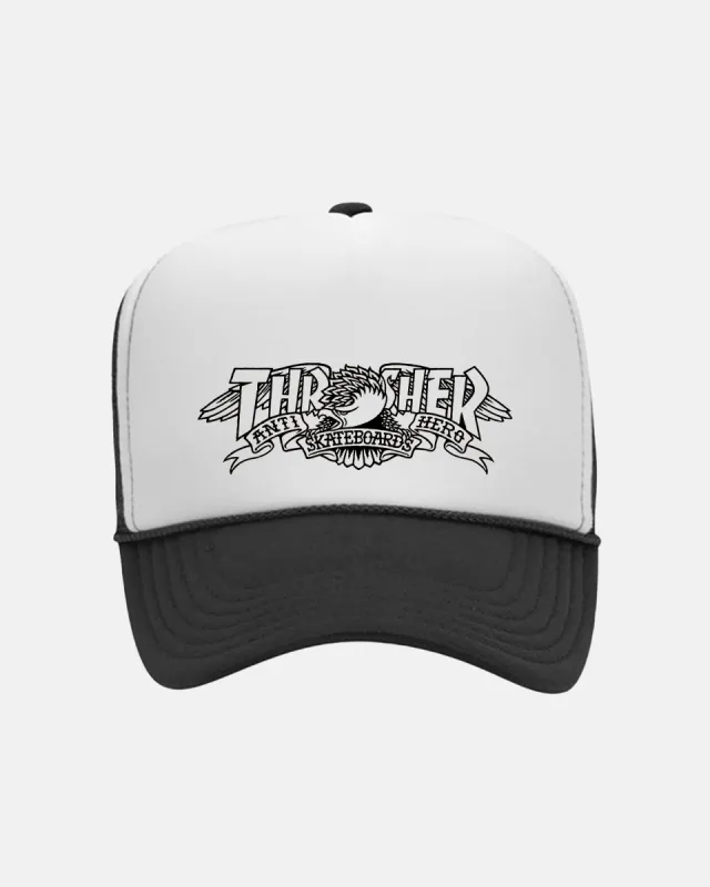 MAG BANNER - TRUCKER - BLACK/BLACK/WHITE sold by Thrasher