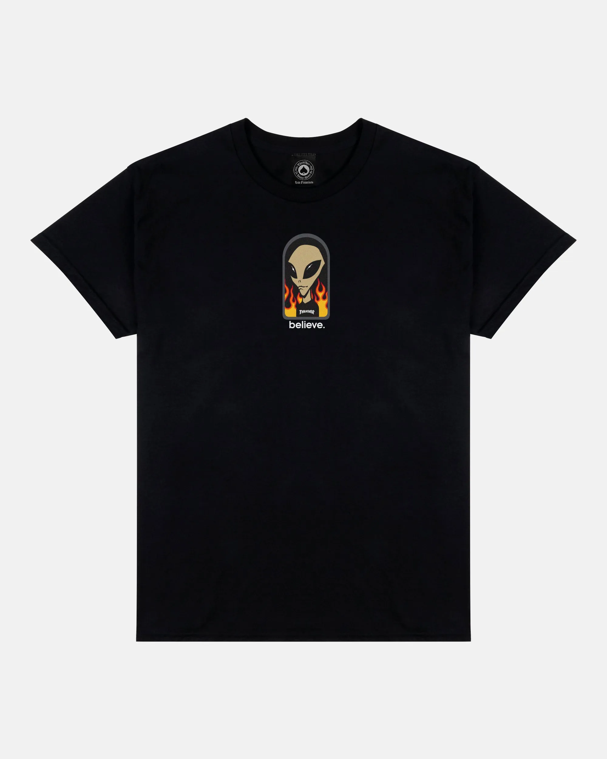 BELIEVE - TSHIRT - BLACK sold by Thrasher