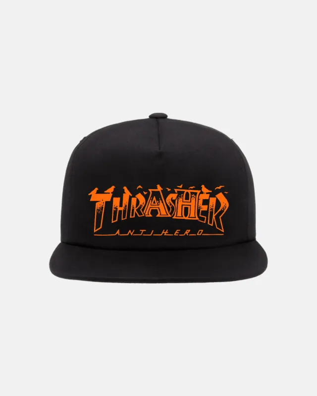 PIGEON MAG - SNAPBACK - BLACK sold by Thrasher