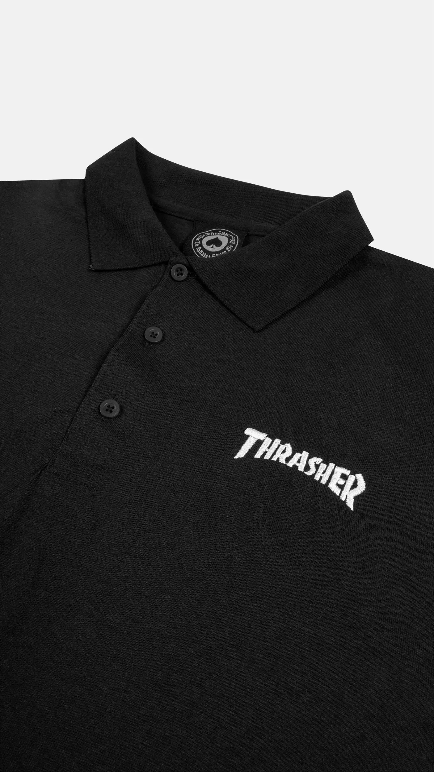 THRASHER - POLO - BLACK sold by Thrasher product image thumbnail 2