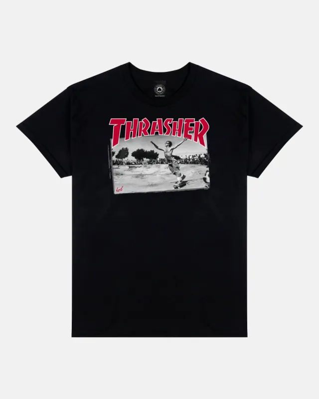 JAKE DISH - T-SHIRT - BLACK sold by Thrasher
