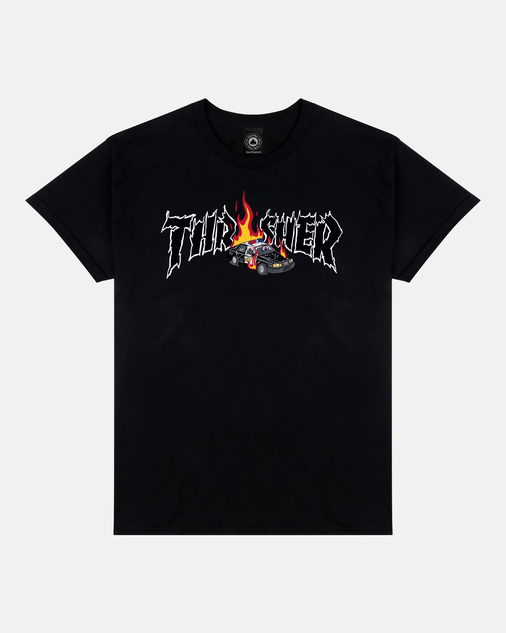 COP CAR - TSHIRT - BLACK sold by Thrasher