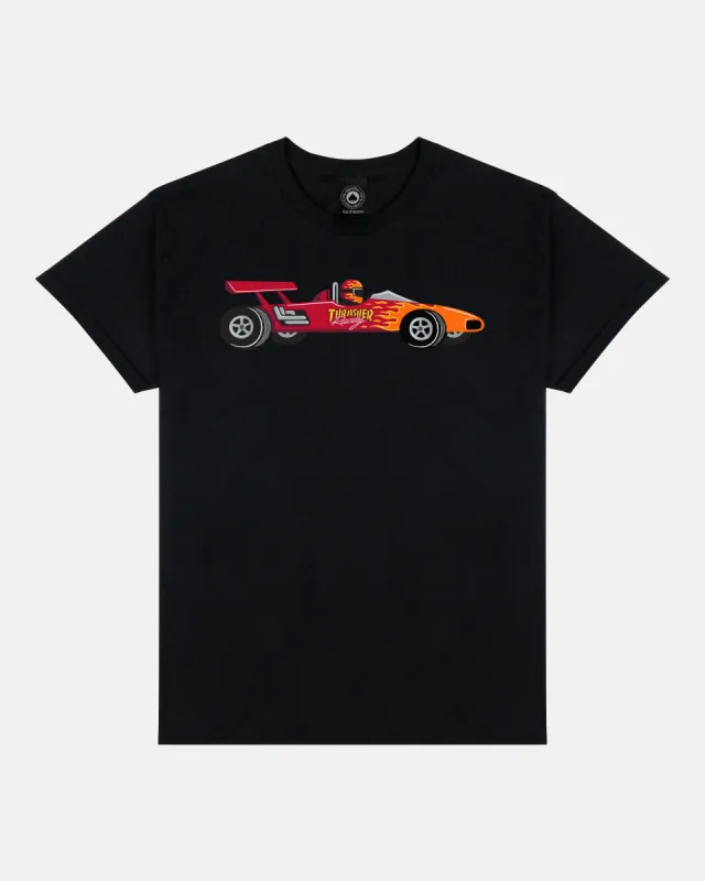 RACECAR - T-SHIRT - BLACK sold by Thrasher