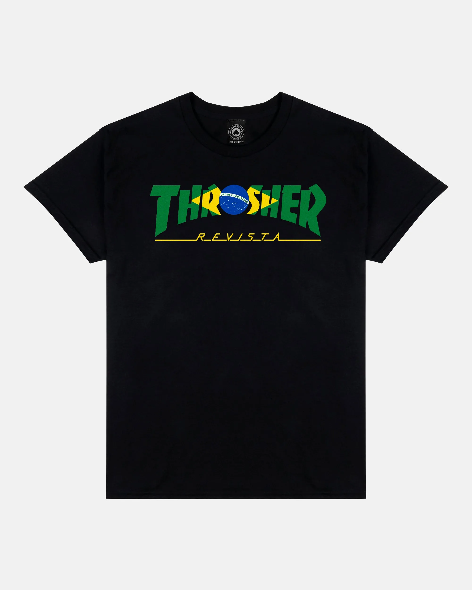 BRAZIL REVISTA - TSHIRT - BLACK sold by Thrasher