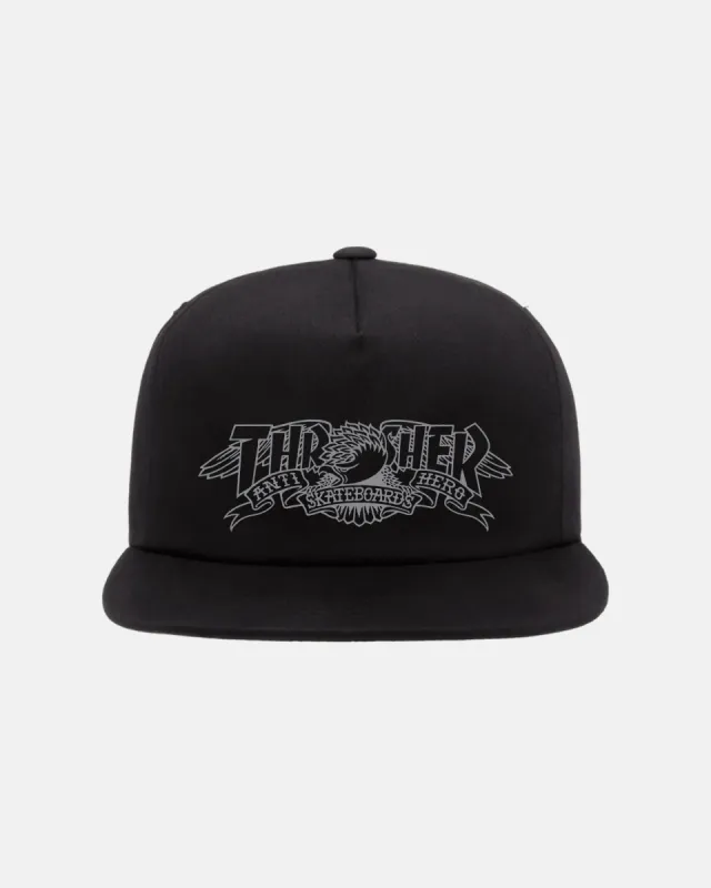 MAG BANNER - SNAPBACK - BLACK sold by Thrasher