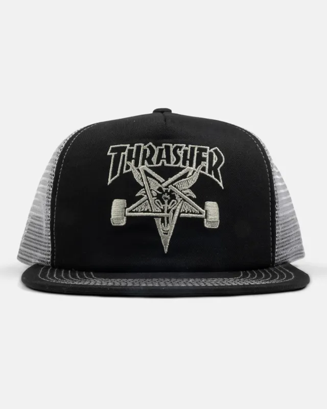 SKATEGOAT - TRUCKER - BLACK / GREY sold by Thrasher