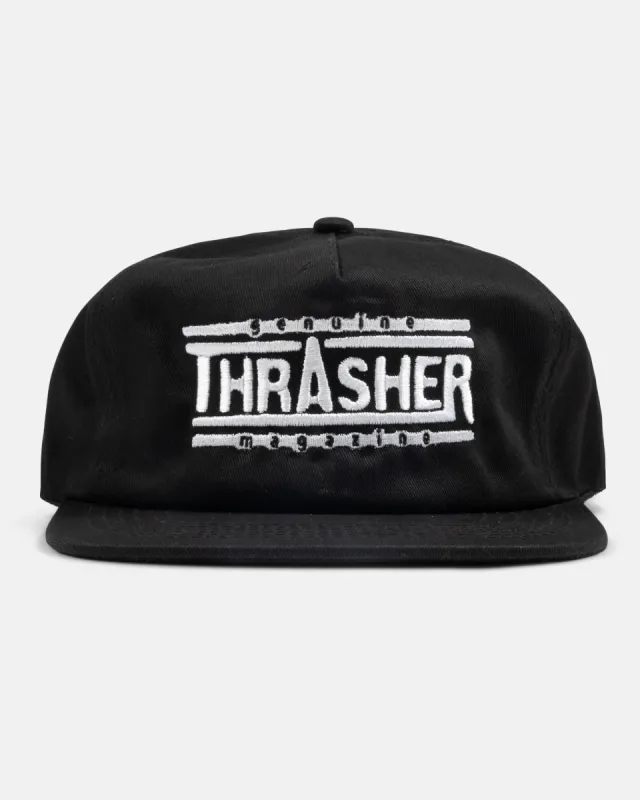GENUINE - SNAPBACK - BLACK sold by Thrasher
