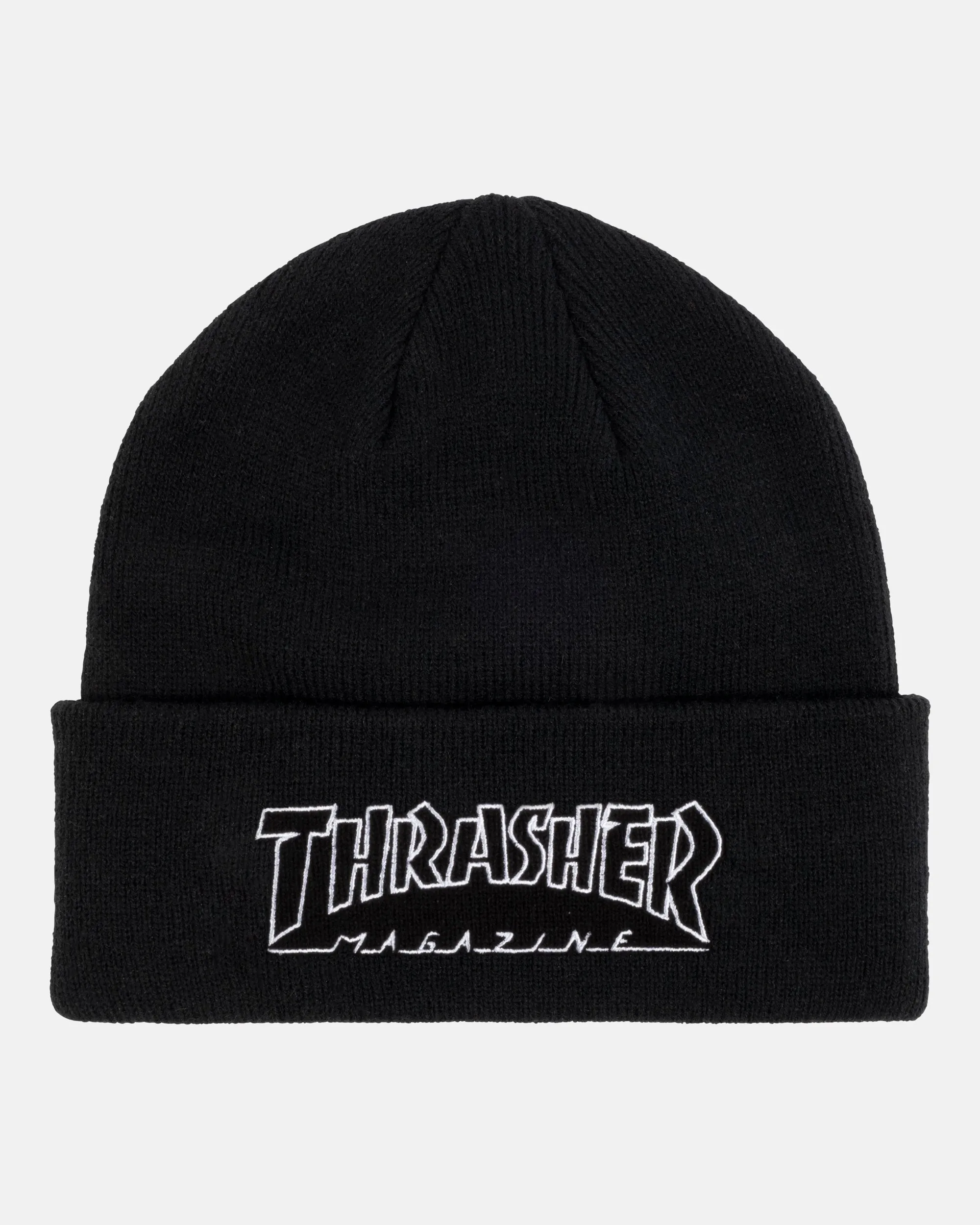 OUTLINED - BEANIE - BLACK sold by Thrasher