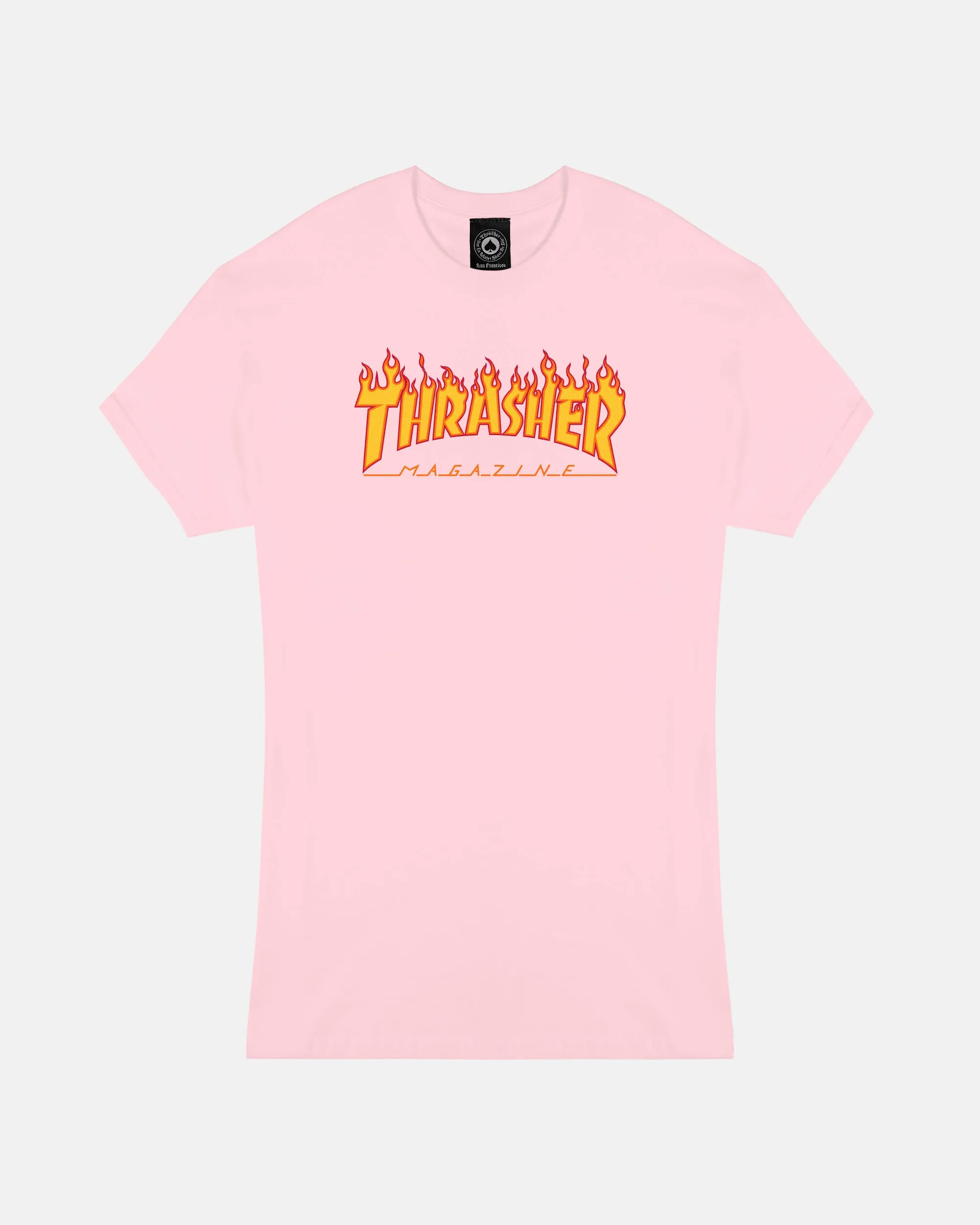 FLAME - WOMENS TSHIRT - PINK sold by Thrasher