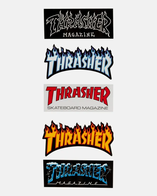 THRASHER STICKERS - 5 PACK sold by Thrasher