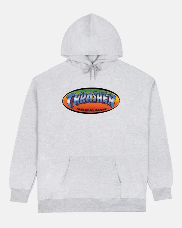 NINETY-FIVE BY SPANKY - HOODIE - ASH GREY sold by Thrasher