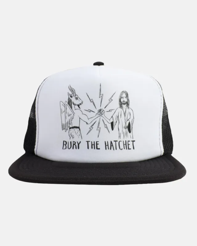THRASHER X TOY MACHINE - B.T.H. - TRUCKER - BLACK/BLACK/WHITE sold by Thrasher