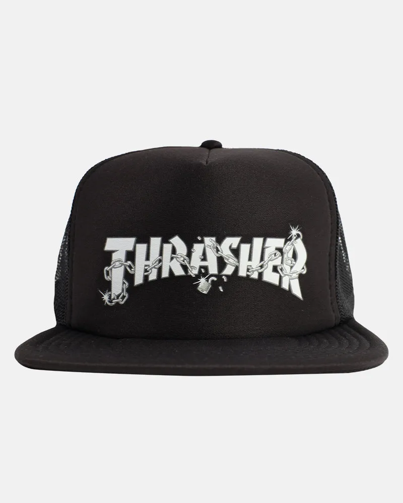 CHAINS BY DANIEL SHEPARD - TRUCKER - BLACK sold by Thrasher