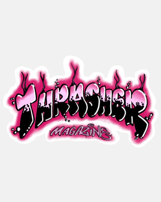 AIRBRUSH-STICKER-PINK sold by Thrasher