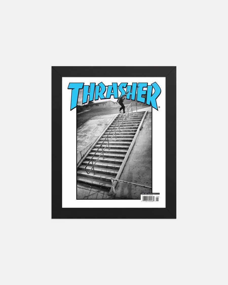 JUNE 2025 COVER - FRAMED POSTER sold by Thrasher product image thumbnail 3