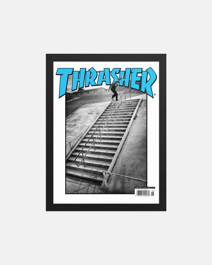 JUNE 2025 COVER - FRAMED POSTER sold by Thrasher product image thumbnail 2