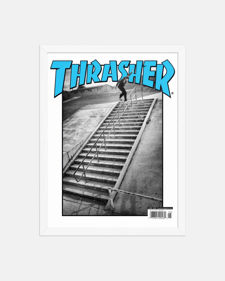 JUNE 2025 COVER - FRAMED POSTER sold by Thrasher product image thumbnail 4