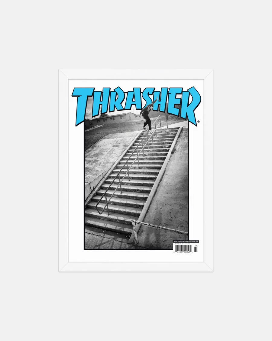 JUNE 2025 COVER - FRAMED POSTER sold by Thrasher product image thumbnail 5