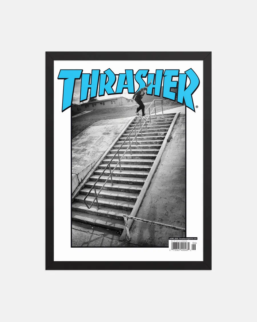 JUNE 2025 COVER - FRAMED POSTER sold by Thrasher