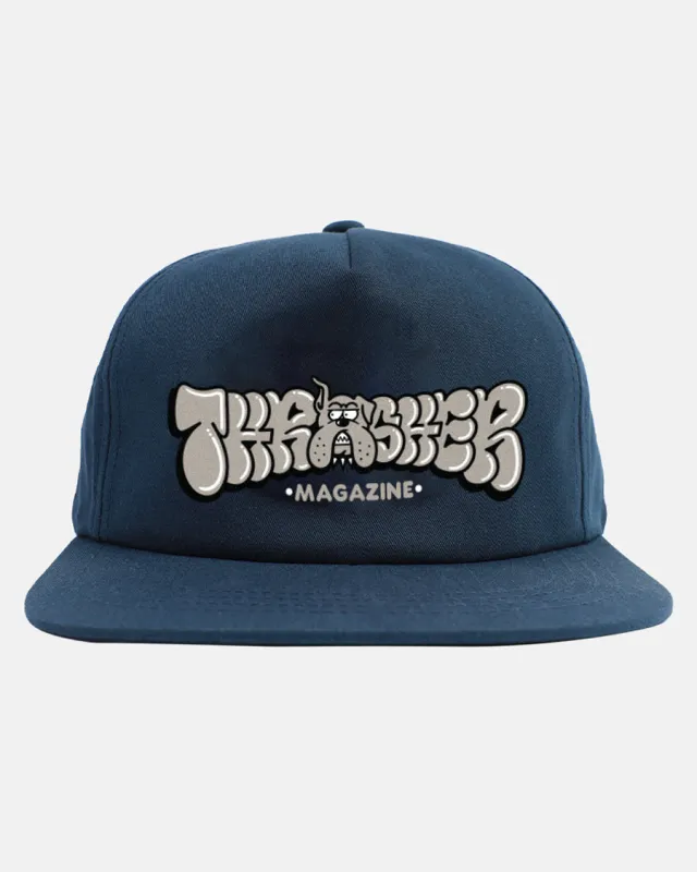 BULLY - SNAPBACK - NAVY sold by Thrasher