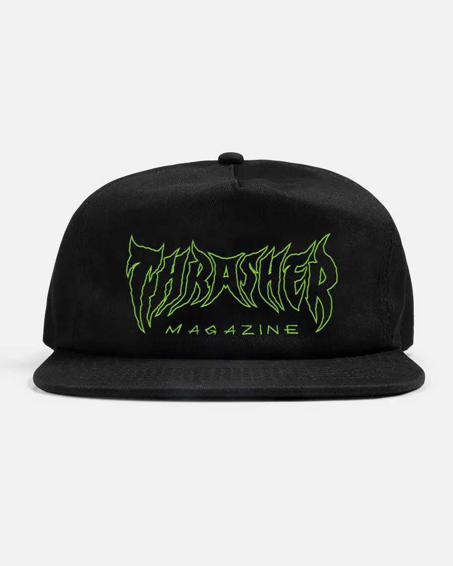 METAL - SNAPBACK - BLACK sold by Thrasher
