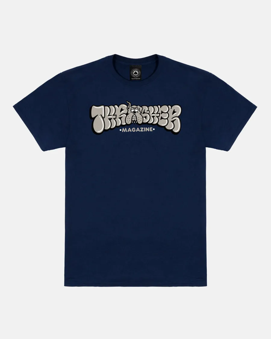 BULLY - T-SHIRT - NAVY sold by Thrasher