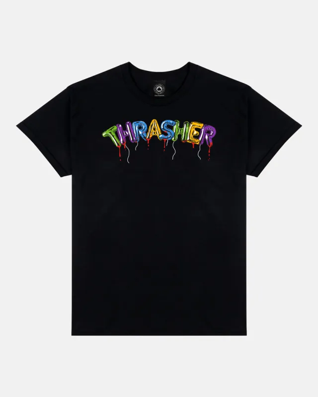 BALLOONS - T-SHIRT - BLACK sold by Thrasher