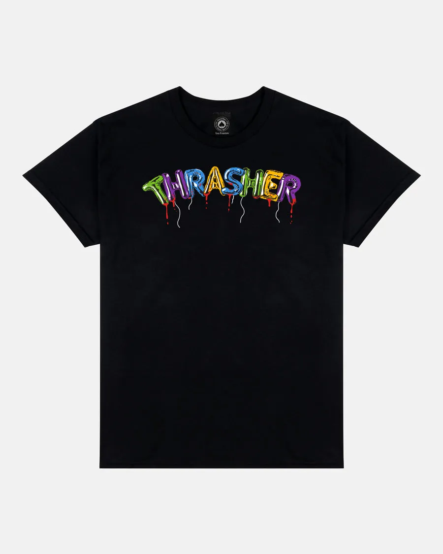 BALLOONS - T-SHIRT - BLACK sold by Thrasher