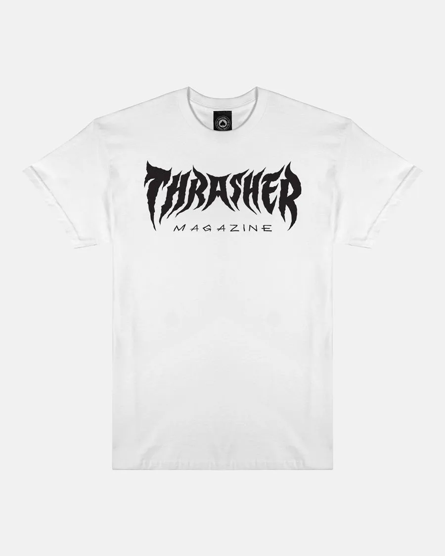 METAL - T-SHIRT- WHITE sold by Thrasher