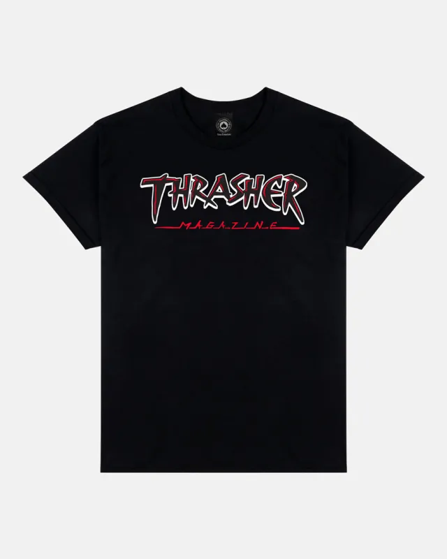 SLASH - T-SHIRT - BLACK sold by Thrasher