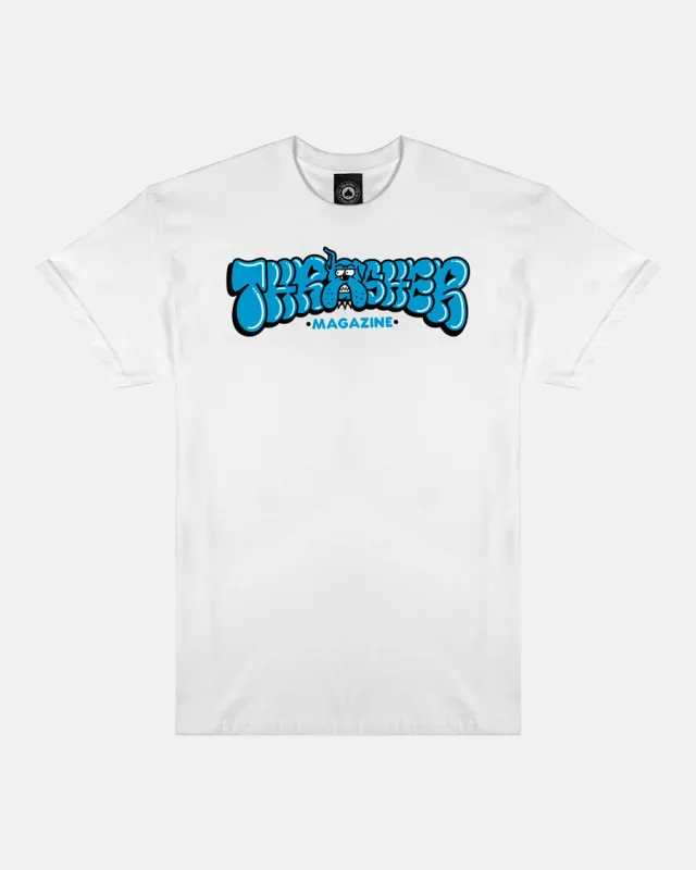 BULLY - T-SHIRT - WHITE sold by Thrasher