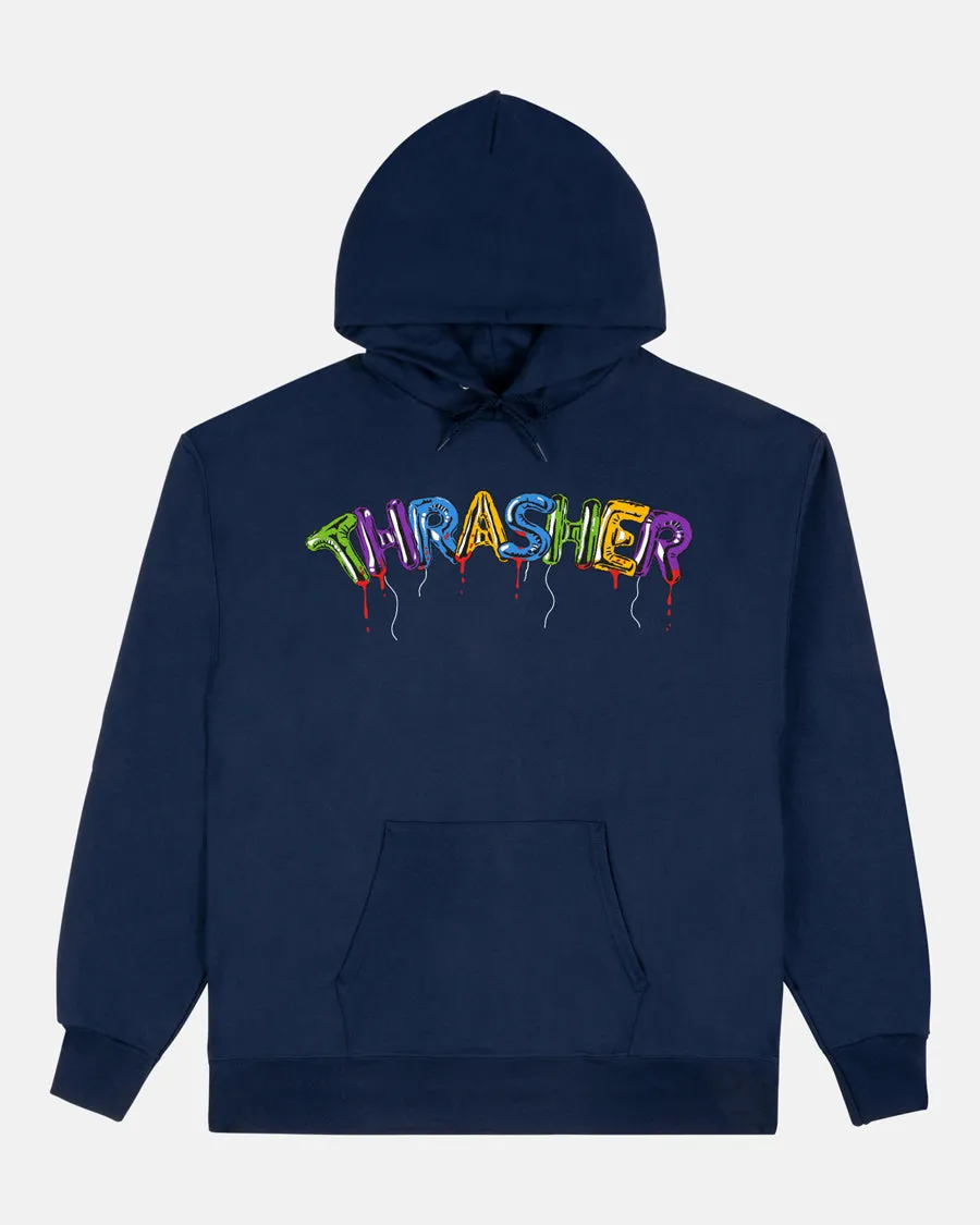 BALLOONS - HOODIE - NAVY sold by Thrasher