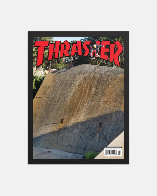 JULY 2025 COVER - FRAMED POSTER sold by Thrasher
