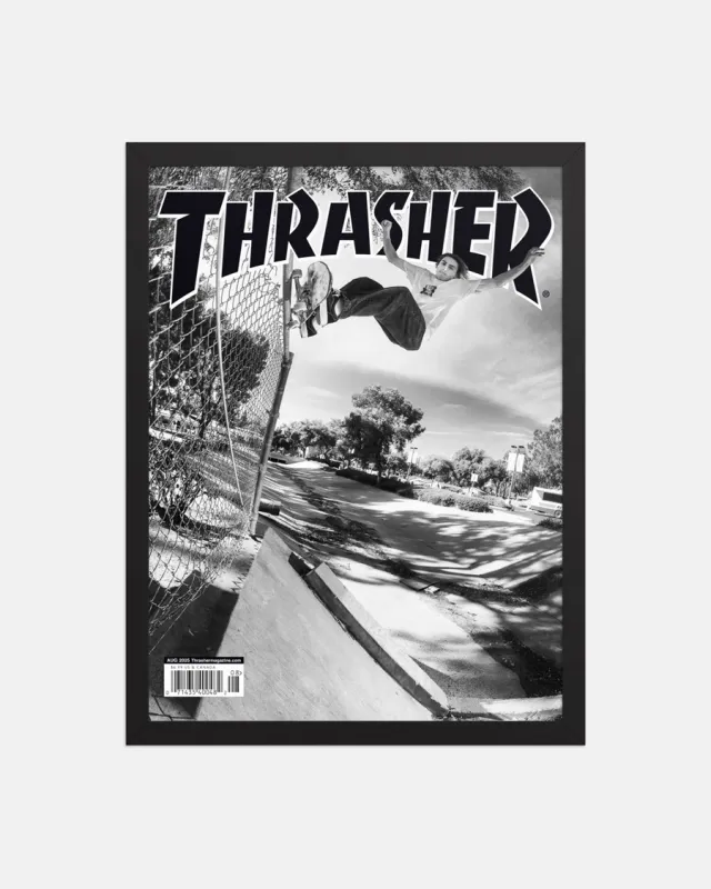 AUGUST 2025 COVER - FRAMED POSTER sold by Thrasher