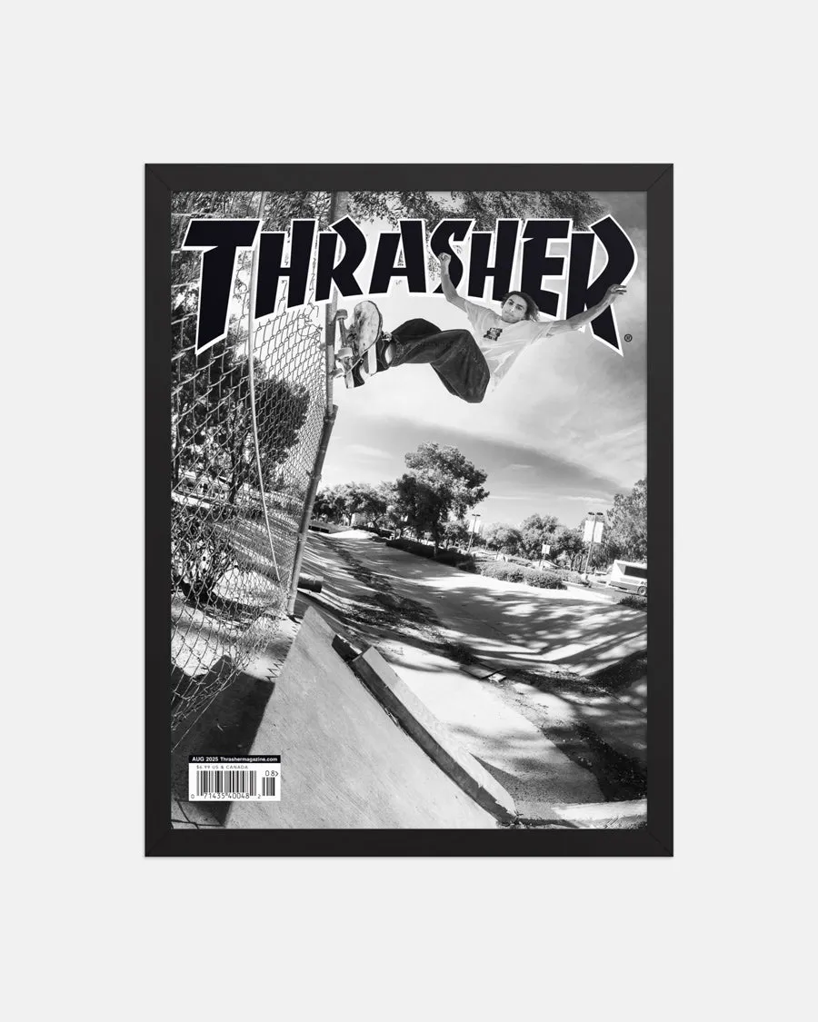 AUGUST 2025 COVER - FRAMED POSTER sold by Thrasher
