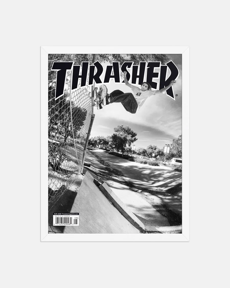 AUGUST 2025 COVER - FRAMED POSTER sold by Thrasher product image thumbnail 4
