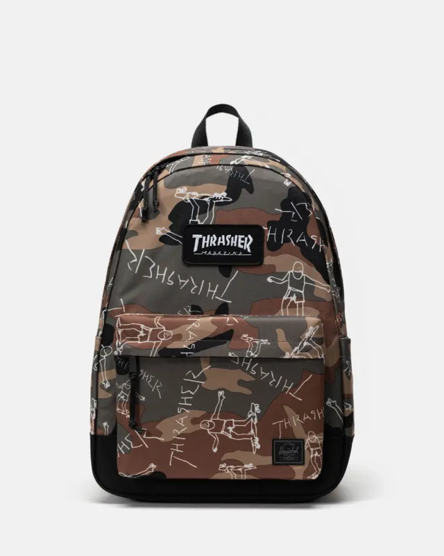 Thrasher Gonz Herschel Classic™ XL Backpack (WOODLAND CAMO) sold by Thrasher