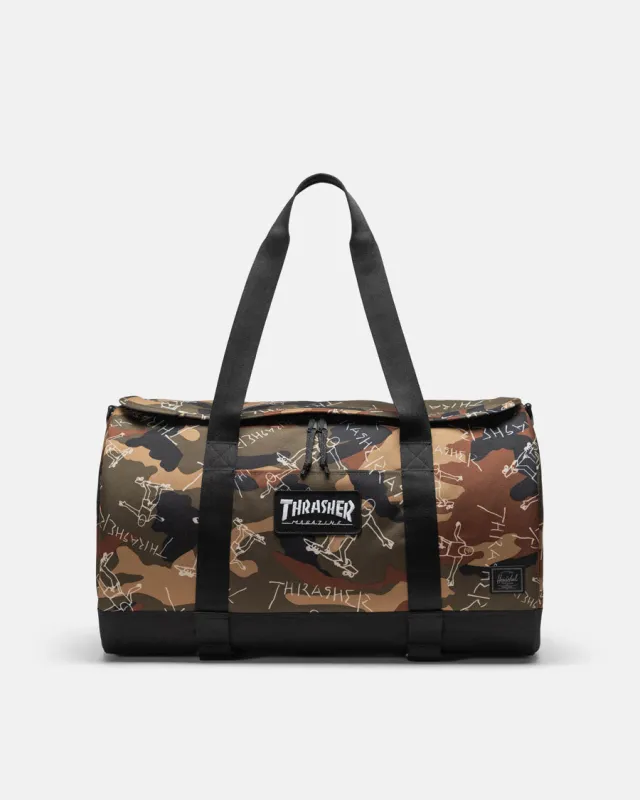 Thrasher Gonz Herschel Heritage™ Skate Duffle (WOODLAND CAMO) sold by Thrasher