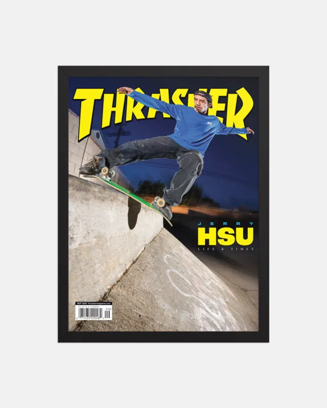 SEPTEMBER 2025 COVER - FRAMED POSTER sold by Thrasher