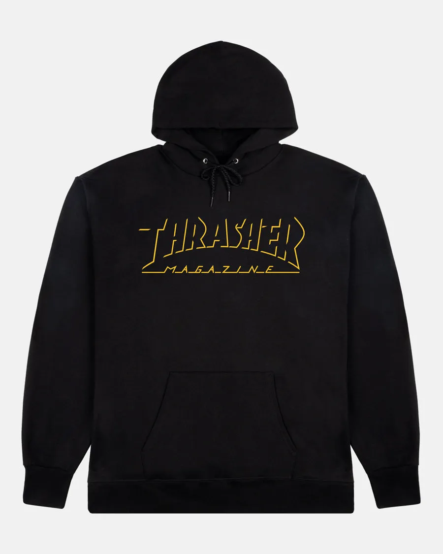 SHADOW MAG LOGO - HOODIE - BLACK sold by Thrasher